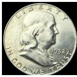 1952-D Silver Half Dollar Franklin CHOICE BU