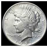 1921 Silver Peace Dollar CHOICE AU