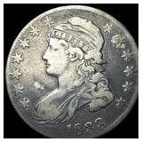 1833 Capped Bust Half Dollar LIGHTLY CIRCULATED