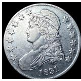 1831 Capped Bust Half Dollar NEARLY UNCIRCULATED