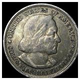 1893 Silver Columbian Half Dollar LIGHTLY CIRCULAT