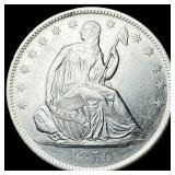 1859-O Silver Seated Liberty Half Dollar  CLOSELY
