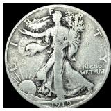 1917-D Walking Liberty Half Dollar NICELY CIRCULAT