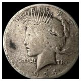 1924 Peace Silver Dollar HIGH GRADE