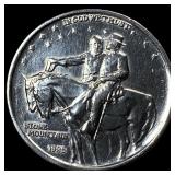 1925 Stone Mountain Silver Half Dollar LIGHTLY CIR