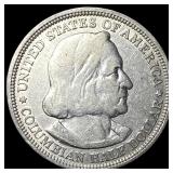 1893 Columbian Exposition Half Dollar LIGHTLY CIRC