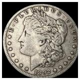1892-S Morgan Silver Dollar LIGHTLY CIRCULATED