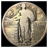 1927-S Silver Standing Liberty Quarter NICELY CIRC