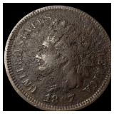1877 Indian Head Cent NICELY CIRCULATED