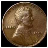 1931-S Lincoln Wheat Cent NEARLY UNCIRCULATED
