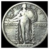 1918-S Silver Standing Liberty Quarter ABOUT UNCIR