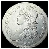 1814 Capped Bust Half Dollar NEARLY  UNCIRCULATED