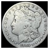 1904-S Silver Morgan Dollar LIGHTLY CIRCULATED