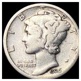 1926-S Silver Mercury Dime LIGHTLY CIRCULATED