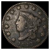 1822 Coronet Head Large Cent LIGHTLY CIRCULATED