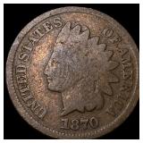 1870 Indian Head Cent NICELY CIRCULATED