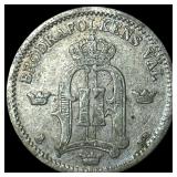 1899 Norway SIlver 25 Ore