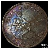 1908 Philippines Bronze 1/2 Centavo
