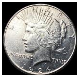 1924-S Silver Peace Dollar UNCIRCULATED