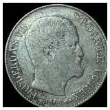 1857 Denmark Silver 16 Skilling