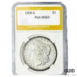 1900-S Morgan Silver Dollar PGA MS63