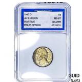 1945-D Jefferson Nickel IGS MS67