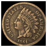 1861 Indian Head Cent NEARLY UNCIRCULATED