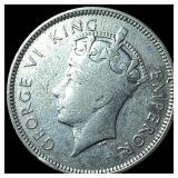 1937 Fiji Silver 1 Shilling