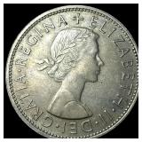 1961 Great Britain Cppper Nickel Half Crown