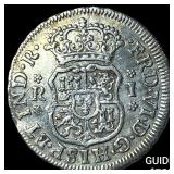 1756-M Mexico Ferdinand VI Silver 1 Real