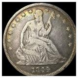 1844-O Silver Half Dollar NEARLY UNCIRCULATED