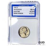 1943-S Jefferson Nickel IGS MS67