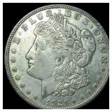 1921-S Silver Morgan Dollar NEARLY  UNCIRCULATED
