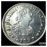 1797-FM Mexico Charles IV Silver 1/2 Real