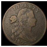 1802 Draped Bust Large Cent LIGHTLY  CIRCULATED