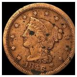 1846 Braided Hair Large Cent LIGHTLY  CIRCULATED