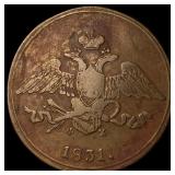 1831 Russia Copper 5 Kopeks