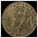 1941 British East Africa Silver 1 Shilling