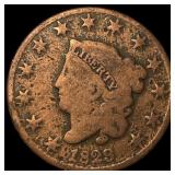 1829 Coronet Head Large Cent LIGHTLY  CIRCULATED