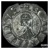 Crusader Anitoch Bohemond III Silver Denier