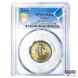 1919 1 FR francaise Republique PCGS MS64