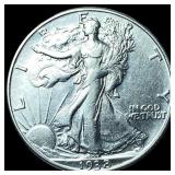 1938-D Silver Walking Liberty Half Dollar  CHOICE