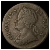 1749 Great Britain Copper 1 Farthing