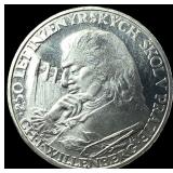 1957 Czechoslovakia Silver 10 Korun Proof