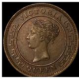 1901 Ceylon Bronze 1/4 Cent