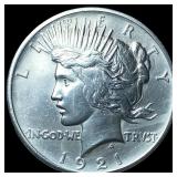 1921 Silver Peace Dollar CLOSELY UNCIRCULATED