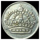 1961-TS Sweden Gustaf VI Silver 50 Ore