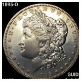 1895-O Morgan Silver Dollar CHOICE AU