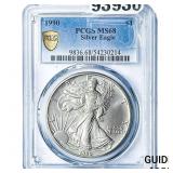1990 Silver Eagle NGC MS68