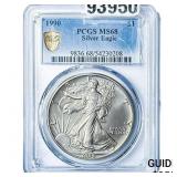 1990 Silver Eagle PCGS MS68
